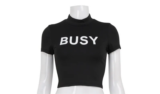 BUSY  ACTIVEWEAR TOP